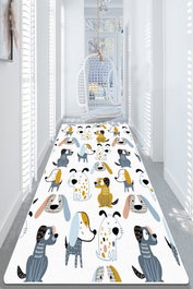 Conceptum Alfombra de Pasillo Breeds Dog Djt 80 x 300 cm